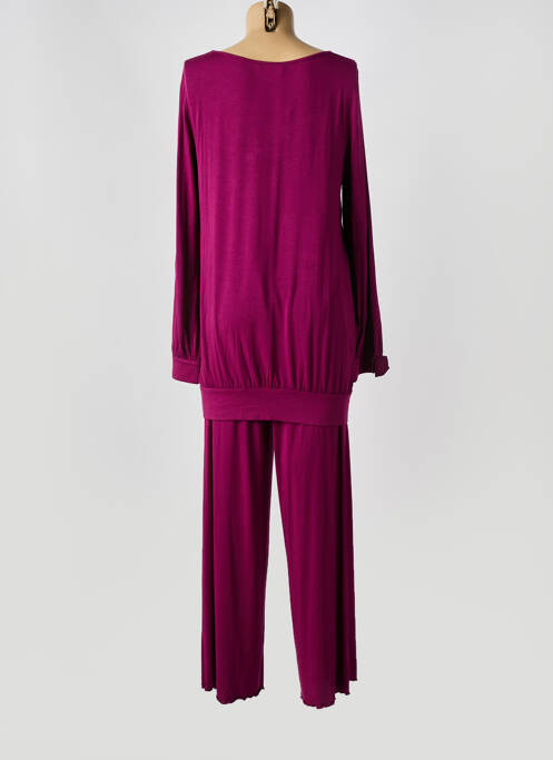 Pyjama violet LUNA DI SETA pour femme