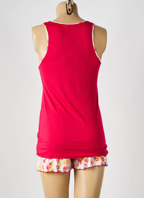 Pyjashort rouge LE CHAT pour femme