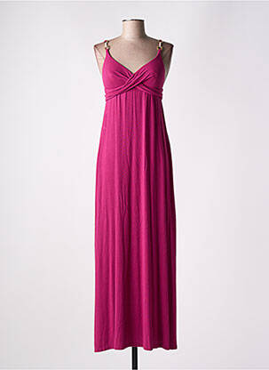 Robe longue sans manche sans manche violet MARYAN MEHLHORN femme