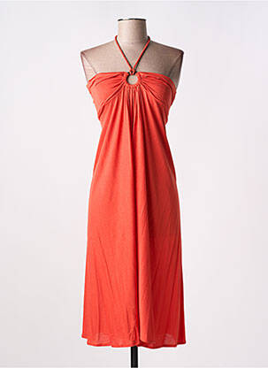 Robe de plage coupe cintrée orange MARYAN MEHLHORN femme