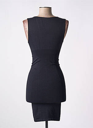 Robe courte sans manche sans manche noir CASS femme