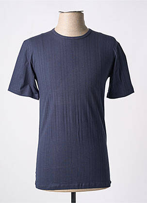 T-shirt coupe cintrée manches courtes bleu CALIDA homme