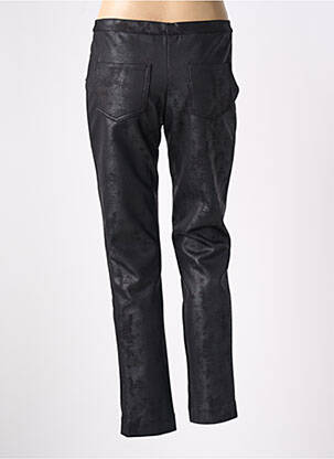 Pantalon slim taille élastique taille normale noir SUGGEST femme