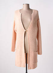 Gilet manches longues rose LE CHAT pour femme seconde vue