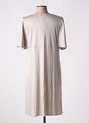 Robe mi-longue beige PLUTO pour femme seconde vue