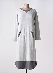 Robe mi-longue gris CANAT pour femme seconde vue