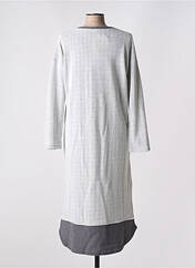 Robe mi-longue gris CANAT pour femme seconde vue
