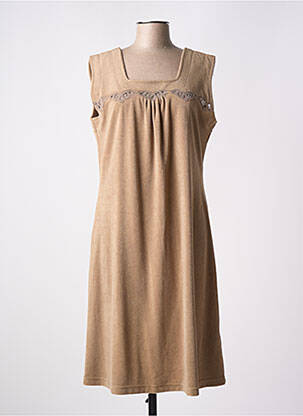 Robe mi-longue marron TAUBERT pour femme