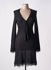 Robe mi-longue noir SUGGEST pour femme seconde vue