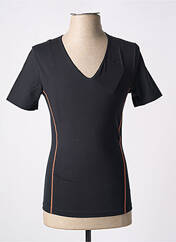 T-shirt noir SLOGGI pour homme seconde vue