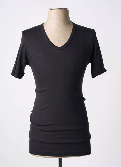 T-shirt coupe cintrée manches courtes noir CALIDA homme