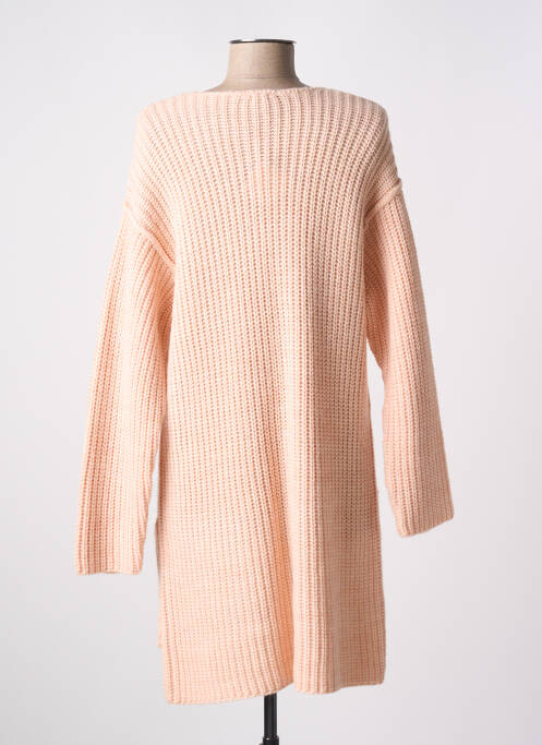 Gilet manches longues rose LE CHAT pour femme