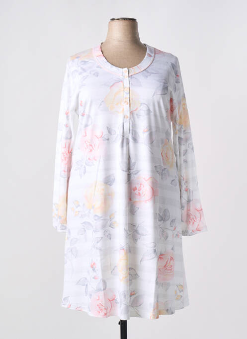 Chemise de nuit blanc PILL pour femme