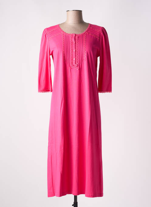 Chemise de nuit rose CANAT pour femme