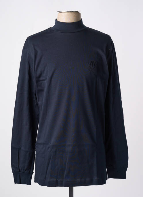 Pull col roulé bleu HOM pour homme