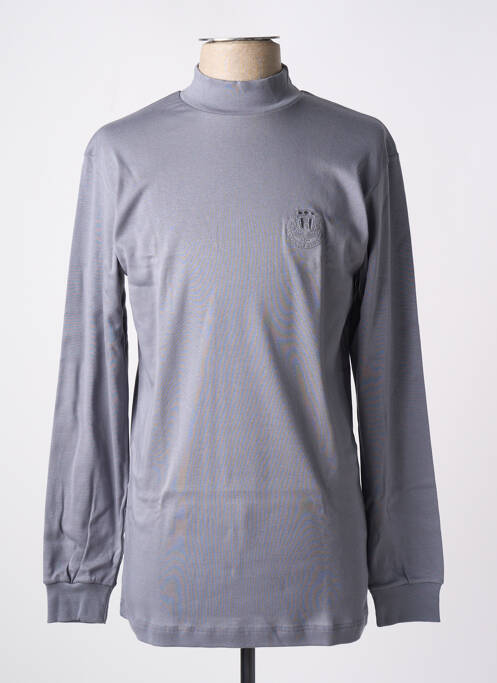 Pull col roulé gris HOM pour homme