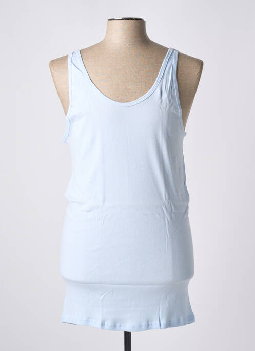 Débardeur bleu SCHIESSER pour homme