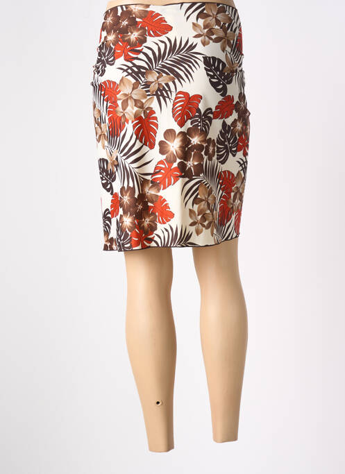 Paréo marron JANINE ROBIN pour femme