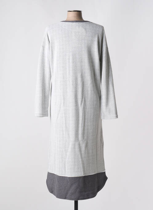 Robe mi-longue gris CANAT femme