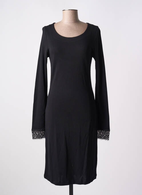 Robe mi-longue noir SUGGEST pour femme