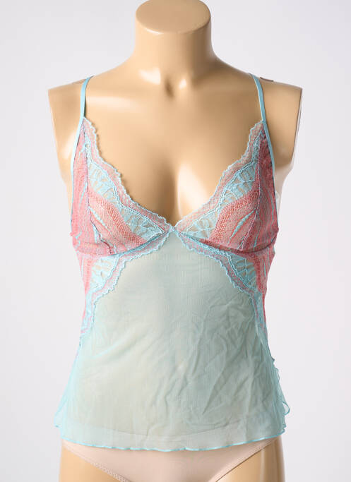 Top/Caraco bleu BARBARA pour femme