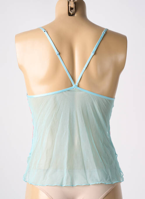 Top/Caraco bleu BARBARA pour femme