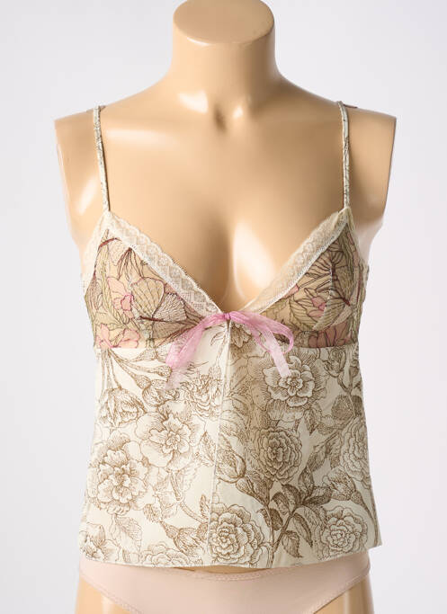Top/Caraco marron BARBARA pour femme