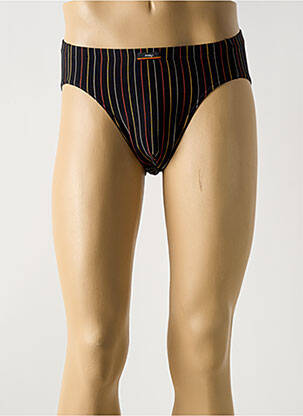 Slip imprimé fantaisie noir MEY homme