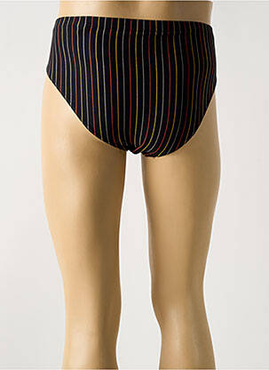 Slip imprimé fantaisie noir MEY homme