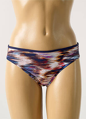 Bas de maillot de bain imprimé fantaisie culotte violet MARIE JO femme