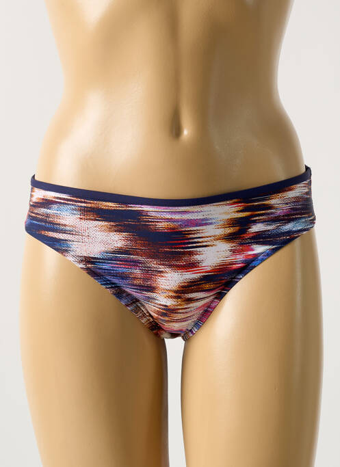 Bas de maillot de bain imprimé fantaisie culotte violet MARIE JO femme