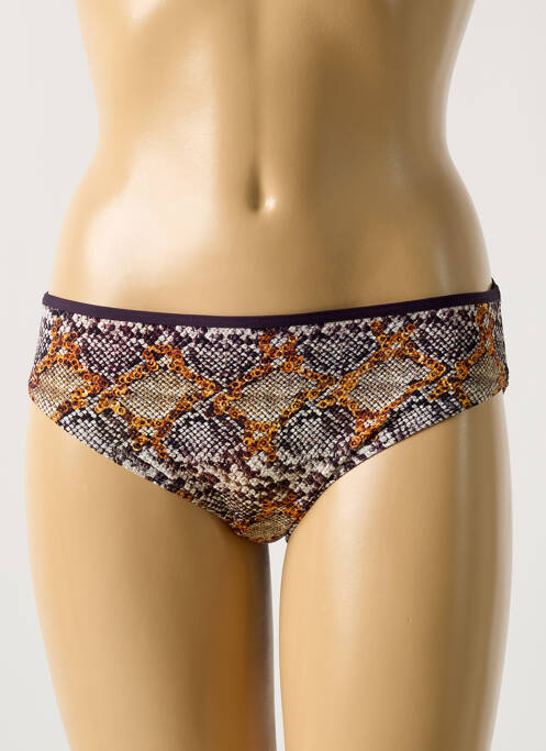 Bas de maillot de bain imprimé fantaisie culotte violet PRIMA DONNA femme