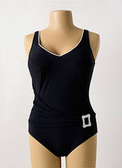 Maillot de bain 1 pièce noir EMPREINTE pour femme seconde vue