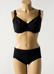 Maillot de bain 2 pièces noir EMPREINTE pour femme seconde vue