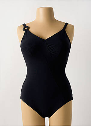Maillot de bain 1 pièce haut soutien-gorge emboitant haut soutien-gorge emboitant noir EMPREINTE femme