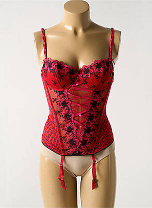 Corset rouge AUBADE pour femme