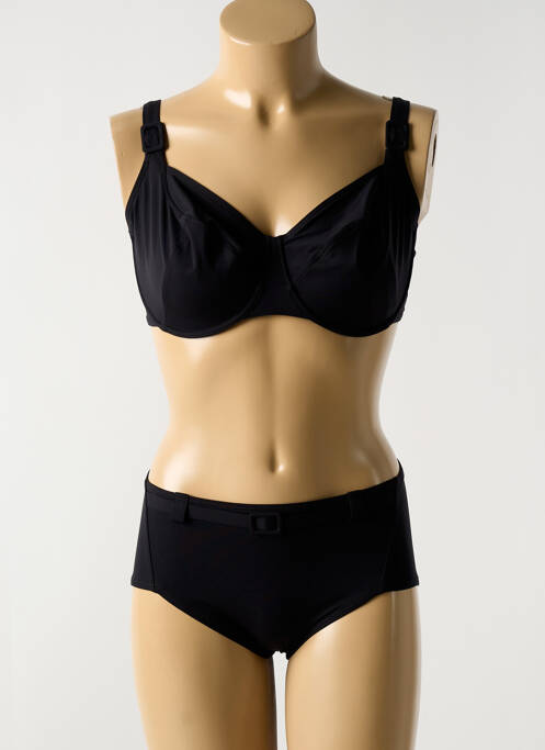 Maillot de bain 2 pièces noir EMPREINTE pour femme