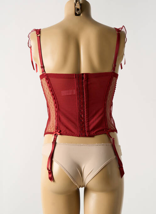 Corset rouge AUBADE pour femme
