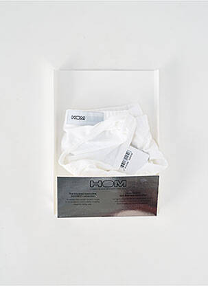 Slip tissage popeline blanc HOM homme