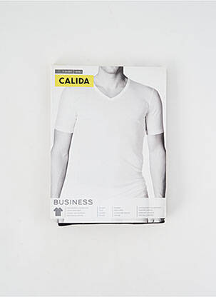 T-shirt coupe cintrée manches courtes noir CALIDA homme