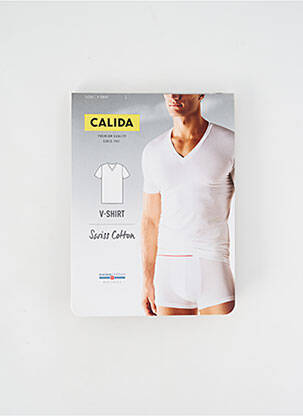 T-shirt coupe cintrée manches courtes noir CALIDA homme