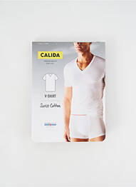 T-shirt coupe cintrée manches courtes noir CALIDA homme