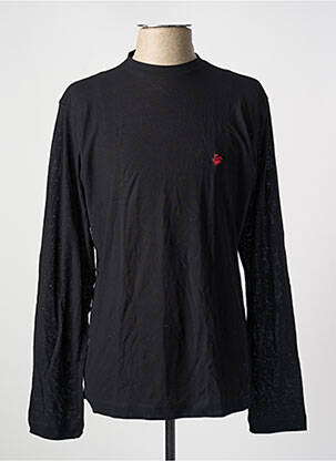 T-shirt coupe ajustée manches longues noir HOM homme