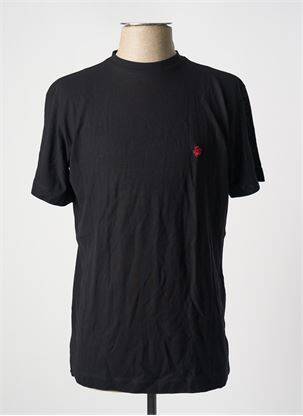 T-shirt coupe cintrée manches courtes noir HOM homme