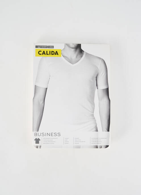 T-shirt blanc CALIDA pour homme