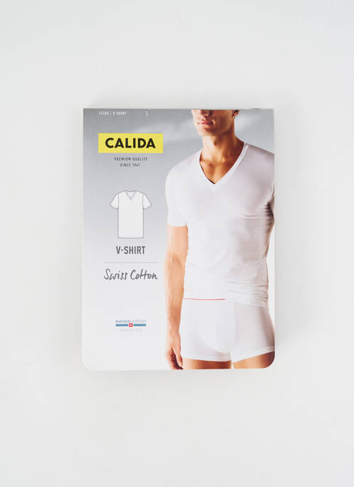 T-shirt noir CALIDA pour homme