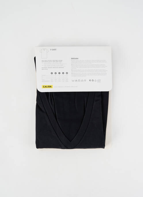 T-shirt noir CALIDA pour homme