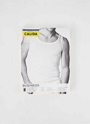 Débardeur blanc CALIDA pour homme