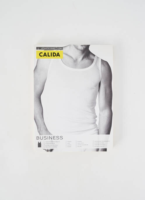 Débardeur blanc CALIDA pour homme