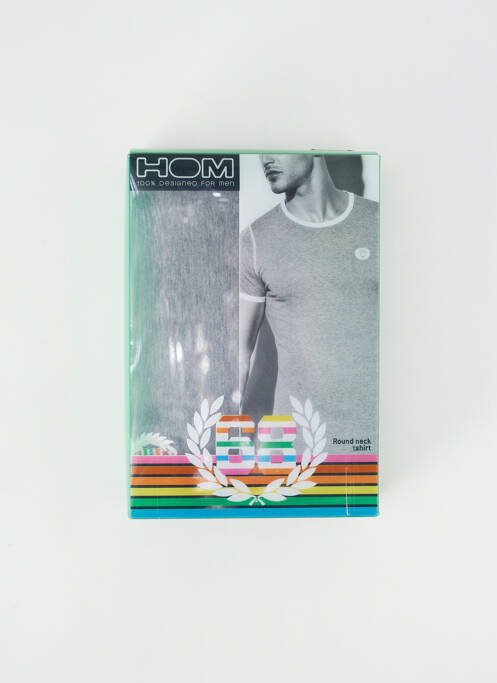 T-shirt gris HOM pour homme